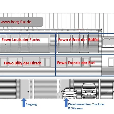 Fewo Berg Fux - Billy Der Hirsch Apartman